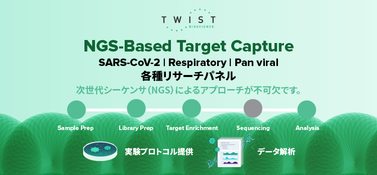 Additional image for NGSキャプチャ用のパネル。 実験試薬、プロトコル、解析ソフトも提供。